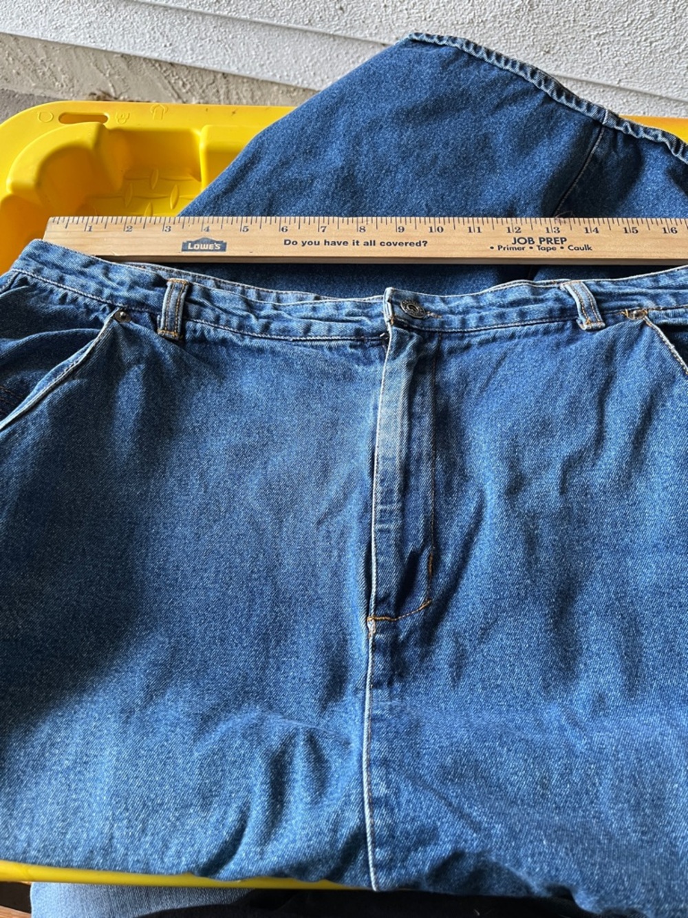Y2K Star wear Long ladies Blue tDenim Jeans skirt size 18 with lots of pockets.